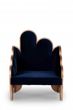  Greenapple Bohemian Sweet Dreams Armchair Navy Velvet Handmade Portugal by Lusitanus Home - 3600784