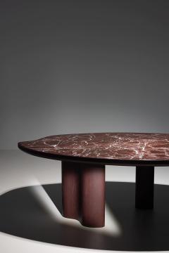  Greenapple Cerdeira Marble Dining Table Rosso Levanto Marble Handmade by Greenapple - 4316463