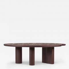  Greenapple Cerdeira Marble Dining Table Rosso Levanto Marble Handmade by Greenapple - 4319277