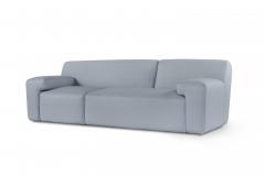 Greenapple Modern Almourol Sofa Light Blue Leather Handmade in Portugal by Greenapple - 3498217