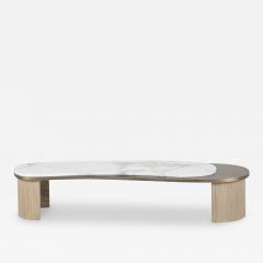  Greenapple Modern Armona Coffee Table Calacatta Marble Brass Handmade Portugal Greenapple - 3423600