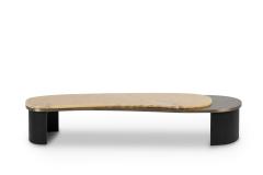  Greenapple Modern Armona Coffee Table Onyx Brass Handmade in Portugal by Greenapple - 3412882