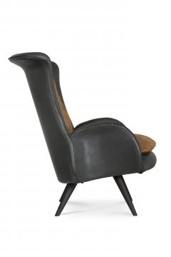  Greenapple Modern Barao Armchair Velvet Italian Leather Handmade Portugal Greenapple - 3392259