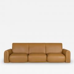  Greenapple Modern Beijinho Sofa Camel Italian Leather Handmade in Portugal by Greenapple - 3475224