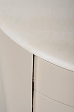  Greenapple Modern Bend Nightstand Bedside Table Onyx Brass Handmade Portugal by Greenapple - 3562881