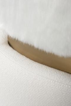  Greenapple Modern Caju Armchair Lounge Chair White Faux Fur Handmade Portugal Greenapple - 3392252
