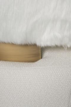  Greenapple Modern Caju Armchair Lounge Chair White Faux Fur Handmade Portugal Greenapple - 3392254