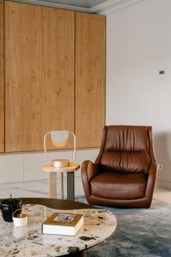  Greenapple Modern Capelinhos Armchair Lounge Chair Leather Handmade in Portugal Greenapple - 3435768