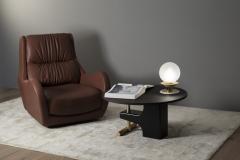  Greenapple Modern Capelinhos Armchair Lounge Chair Leather Handmade in Portugal Greenapple - 3435770