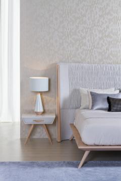  Greenapple Modern Dandelion Bed Solid Beech Pleated Effect Handmade Portugal by Greenapple - 3603154