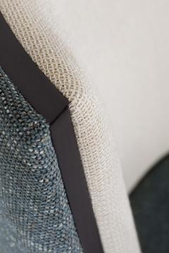  Greenapple Modern De Castro Dining Chair Blue Beige Woven Handmade Portugal by Greenapple - 3598941