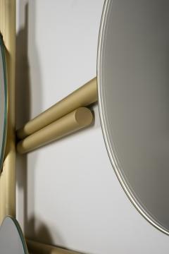  Greenapple Modern Flute Wall Mirror Brushed Brass Handmade in Portugal by Greenapple - 3438574