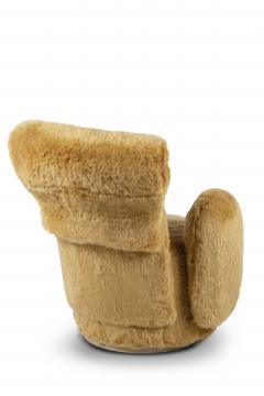  Greenapple Modern Grass Armchair Orange Faux Fur Handmade in Portugal by Greenapple - 3089721