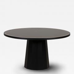  Greenapple Modern Howlite Round Dining Table Black Handmade in Portugal by Greenapple - 3372093