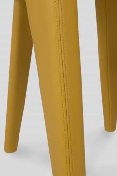  Greenapple Modern Laurence Dining Chairs Yellow Leather Handmade Portugal by Greenapple - 3497790