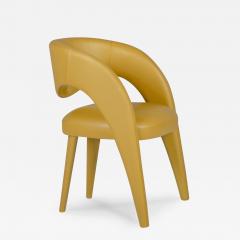  Greenapple Modern Laurence Dining Chairs Yellow Leather Handmade Portugal by Greenapple - 3551654