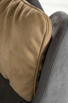  Greenapple Modern Mary Bar Stools Nubuck Leather Brass Handmade in Portugal by Greenapple - 3353917