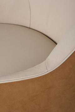  Greenapple Modern Mary Dining Chairs Caramel Velvet Leather Handmade Portugal Greenapple - 3353956