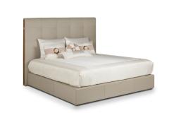  Greenapple Modern Midnight Bed Beige Italian Leather Handmade in Portugal by Greenapple - 3558689