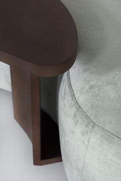  Greenapple Modern Minho Chaise Longue Daybed DEDAR Velvet Handmade Portugal Greenapple - 3358350