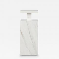  Greenapple Modern Monique Pedestal Sculpture Calacatta Marble Handmade Portugal Greenapple - 3453014