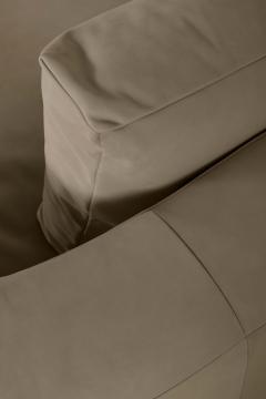  Greenapple Modern Sand Wave Sofa Light Brown Leather Handmade in Portugal by Greenapple - 3129582