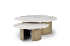  Greenapple Modern Set 2 Landscape Coffee Table Marble Handmade in Portugal by Greenapple - 3130396