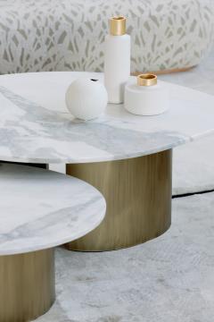  Greenapple Modern Set 2 Landscape Coffee Table Marble Handmade in Portugal by Greenapple - 3130403