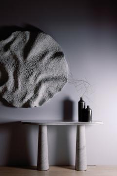  Greenapple Modern Silhueta Console Table Carrara Marble Handmade by Greenapple - 3216274