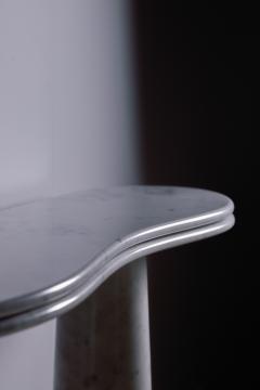  Greenapple Modern Silhueta Console Table Carrara Marble Handmade by Greenapple - 3216275