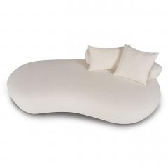  Greenapple Modern Twins Day Bed White Woven Boucl Handmade in Portugal by Greenapple - 3496022