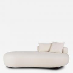  Greenapple Modern Twins Day Bed White Woven Boucl Handmade in Portugal by Greenapple - 3501650