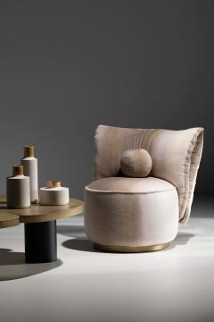  Greenapple My Brain Coffee Table Brass Handmade in Portugal by Greenapple - 4316492