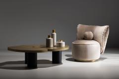  Greenapple My Brain Coffee Table Brass Handmade in Portugal by Greenapple - 4316494