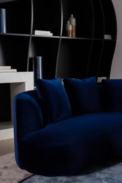  Greenapple Organic Modern Twins Sofa Navy Velvet Handmade in Portugal by Greenapple - 3356285