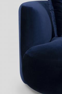  Greenapple Organic Modern Twins Sofa Navy Velvet Handmade in Portugal by Greenapple - 3356290