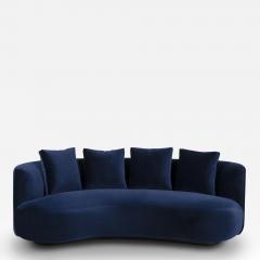  Greenapple Organic Modern Twins Sofa Navy Velvet Handmade in Portugal by Greenapple - 3383721