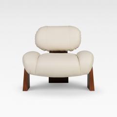  Greenapple Sense Leather Lounge Chair Light Beige Handmade in Portugal by Greenapple - 4316466