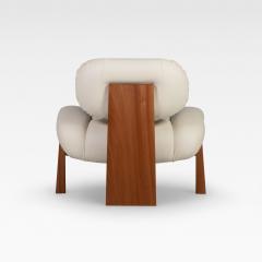  Greenapple Sense Leather Lounge Chair Light Beige Handmade in Portugal by Greenapple - 4316467