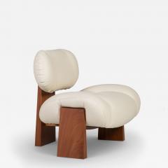  Greenapple Sense Leather Lounge Chair Light Beige Handmade in Portugal by Greenapple - 4319278