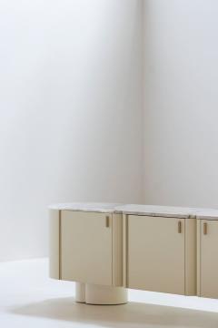  Greenapple Socalco Leather Sideboard Marble Top Handmade in Portugal by Greenapple - 4316527