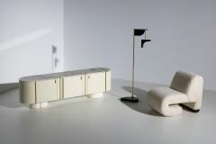  Greenapple Socalco Leather Sideboard Marble Top Handmade in Portugal by Greenapple - 4316530