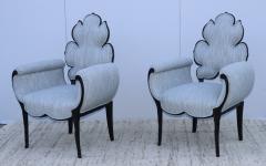  Grosfeld House 1950s Grosfeld House Flower Back Lounge Chairs - 2742307