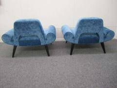  Grosfeld House Amazing Pair of Grosfeld House Slipper Chairs Hollywood Regency Glam - 1725393