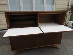  Grosfeld House Fabulous Grosfeld House Style Splayed Legs Bar Desk Cabinet Mid Century Modern - 2707659
