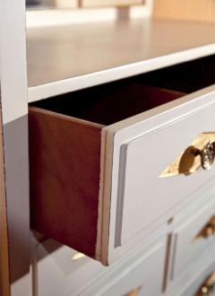  Grosfeld House French Empire Style Painted And Parcel Gilt Vanity Dresser by Grosfeld House - 2953116