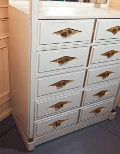  Grosfeld House French Empire Style Painted And Parcel Gilt Vanity Dresser by Grosfeld House - 2953118
