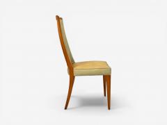  Grosfeld House Grosfeld House Six Dining Chairs Walnut Fabric USA 1970s - 4564135
