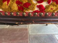  Grosfeld House Lovely Pair of Flower Back Grosfeld House Armchairs Hollywood Regency - 4561163