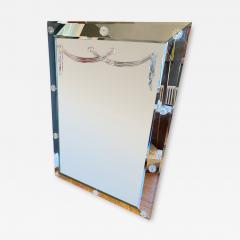  Grosfeld House MONUMENTAL ART DECO MIRROR WITH LUCITE DRAPERY BY GROSFELD HOUSE - 2315088